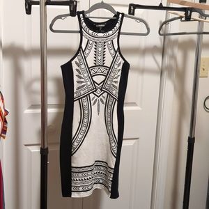 SP black and white Express dress